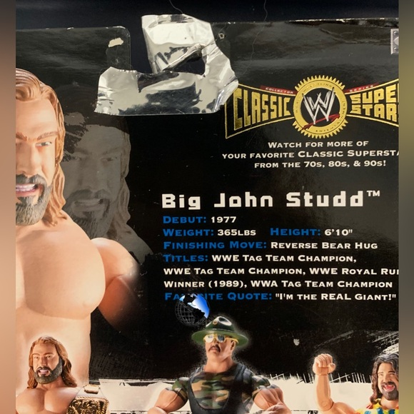 WWE Jakks Classic Superstars Collector Series 2 Big John Studd - Picture 10 of 10